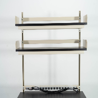 5' Portable Lab Bench w/ Upper Mounted Shelving image 3